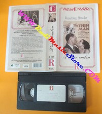 VHS film THE THIN MAN L'uomo ombra William Powell Myrna Loy RICORDI(F120) no dvd