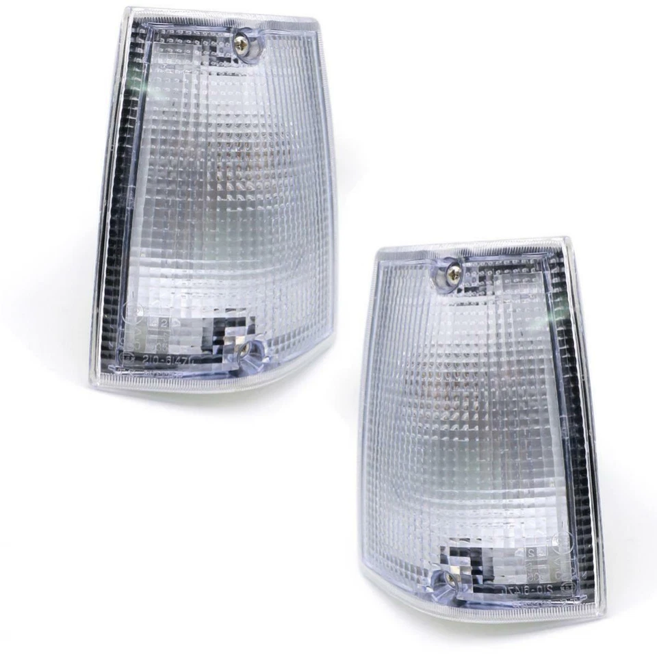 Par de luces laterales esquineras lentes transparentes delanteras para Mazda Magnum B2500 B2600 1989 Foto 4 de 4