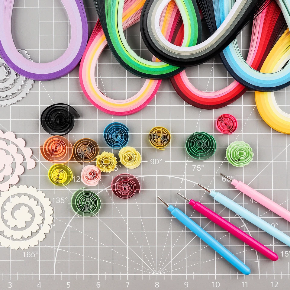 100pcs 5mm Quilling Paper Strips Set Multi Colour for Craft Diy Toy Scrapbook - Image 4 of 4