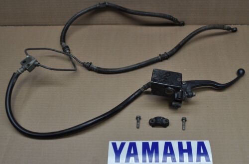 YAMAHA WARRIOR 350 BANSHEE FRONT BRAKE MASTER CYLINDER ASSEMBLY WITH LINES HOSES - Picture 2 of 5