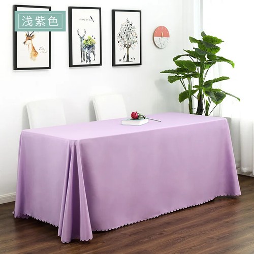 Banquet Table Cover Wonderful Colourful Polyester Linen Party Durable Decor - Picture 35 of 49