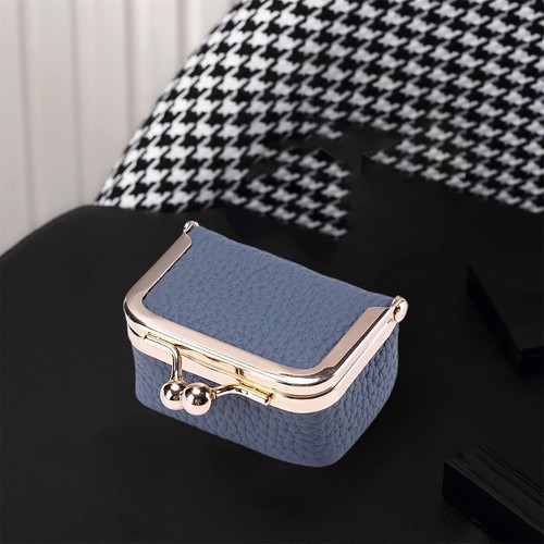 Mini joyero de cuero caja pequeña pendientes anillo collar para viajes a granel mujeres - Imagen 35 de 45