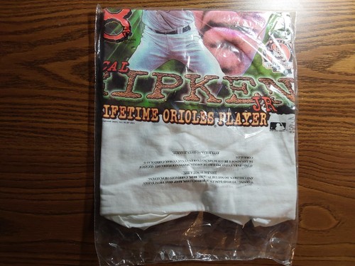 Vintage Cal Ripken Lee Sport 2001 TShirt #8 Lifetime Orioles Player Youth Large - Picture 2 of 2