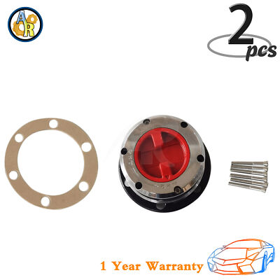 Two Locking Hubs For 1982-1990 Dodge D50 Ram 50 For 1991-2005 Mitsubishi Montero