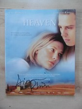Giovanni Ribisi autograph signed A4 movie booklet "Heaven" 