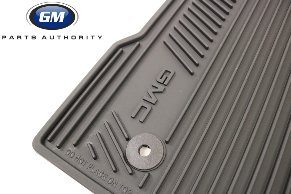 GMC Terrain 2010-2017 paquete de alfombrillas delanteras y traseras premium para todo tipo de clima negras OEM Foto 4 de 4
