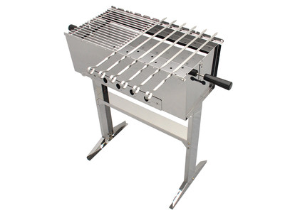 Edelstahl Schaschlikgrill Baikal ll, Mangal, Edelstahlgrill, Holzkohlegrill