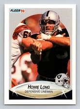 1990 Fleer #257 Howie Long Los Angeles Raiders