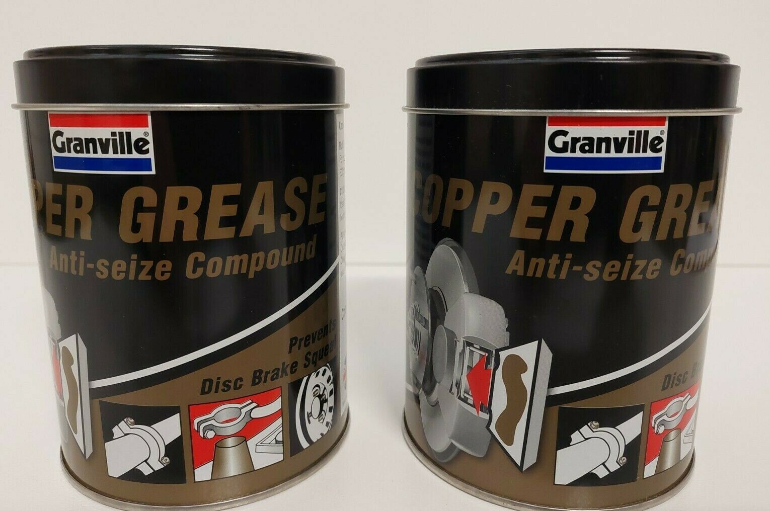 Copper Grease x 2 Granville Slip Multi Purpose Anti Seize Assembly 500g