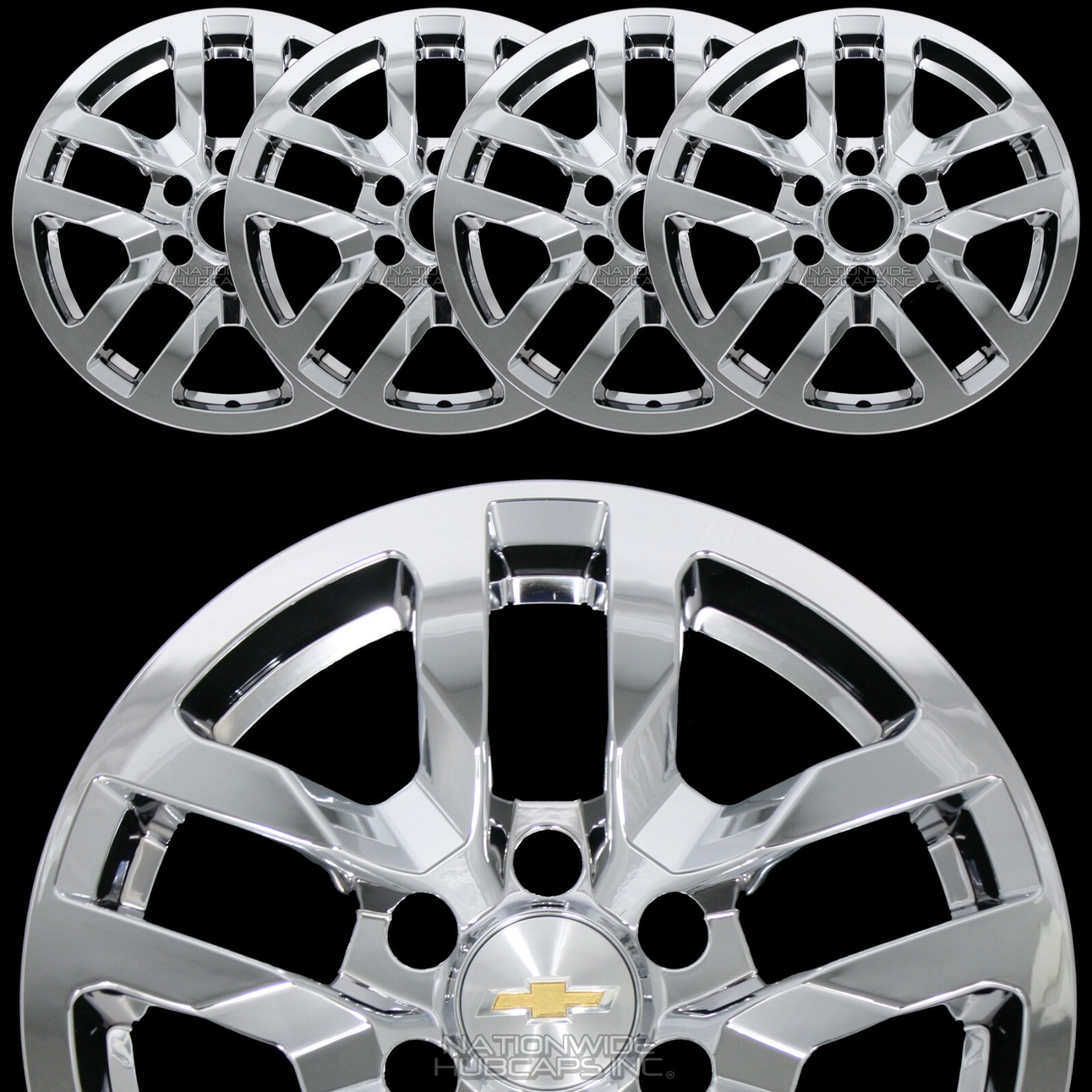 4 Chrome 2019-2024 Silverado 1500 Suburban 18