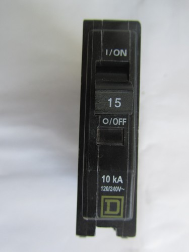 5 Square D QO120, 2 QO115 Snap In 2 Pole 20 & 15 Amp Type QO Circuit Breaker - Picture 2 of 4