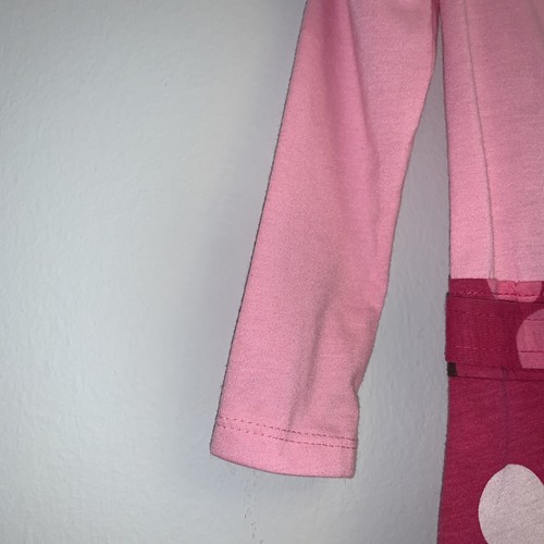 Buster Vestito Bambina Marrone Rosa Maniche Lunghe Pois Taglia 24 Mesi - Foto 5 di 8