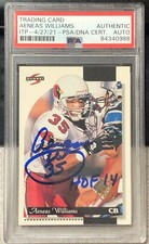 AENEAS WILLIAMS HOF 14 PSA Signed Auto 1996 Score Artist Proof Arizona Cardinals