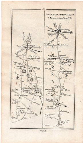 Taylor Skinner Ireland Map Ardee Drogheda Collon Naul Slane Duleek Somerville - Picture 2 of 3