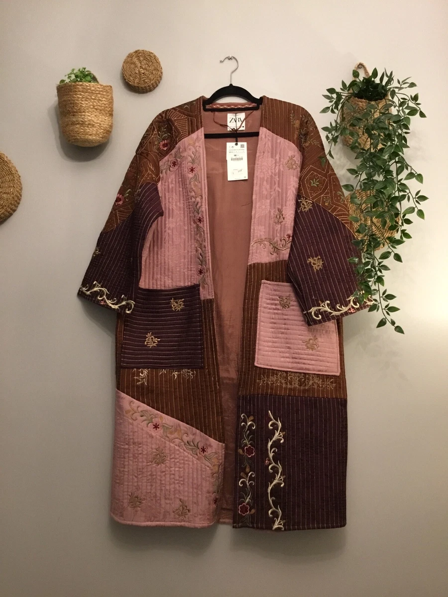 Patchwork kimono best sale jacket
