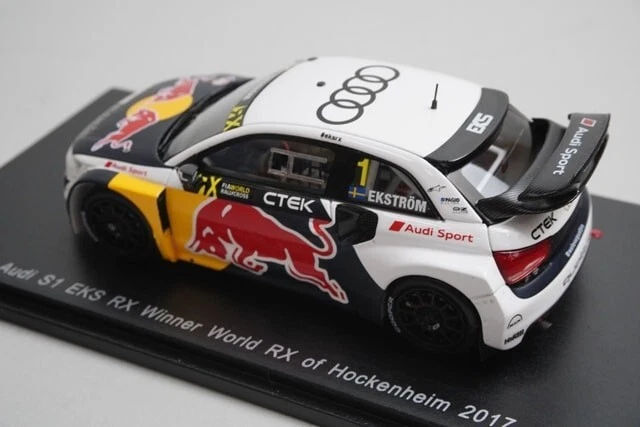 1:43 Spark S5860 Audi S1 EKS RX Word RX Hockenheim 2017 #1 model car - Image 2 of 4