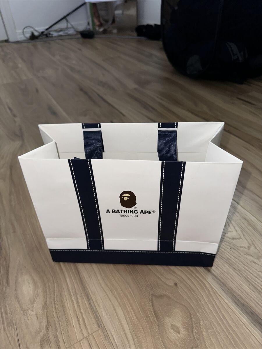 A Bathing Ape Shopping Bag. 10” x 4” x 7.5” 100% Authentic A Bathing Ape Shopping Bag. 10” x 4” x 7.5” 100% Authentic