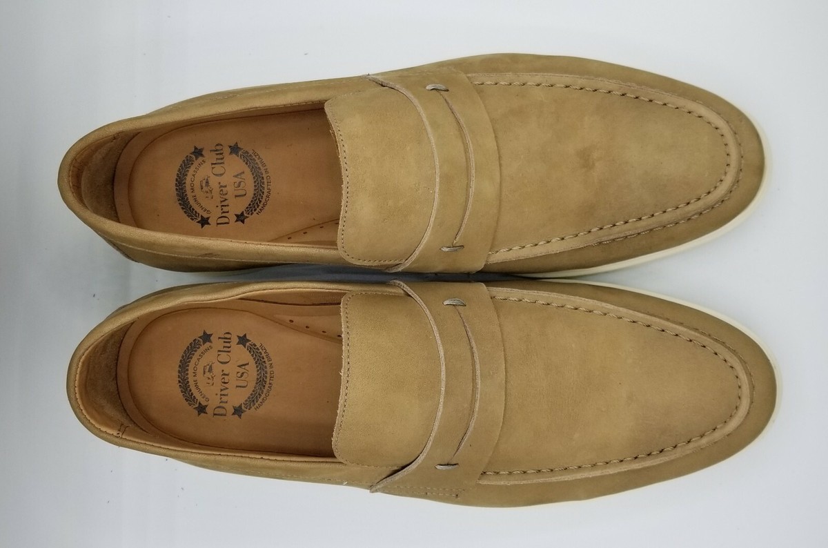 Driver Club USA Mens Genuine Leather Brazil New Haven 