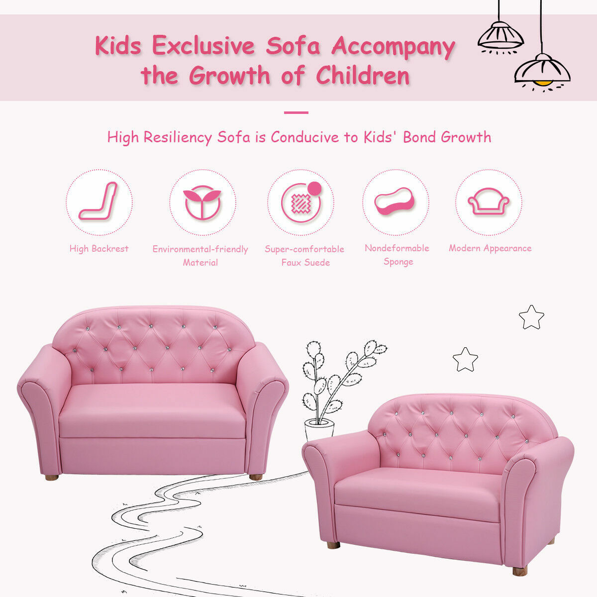 costzon kids sofa