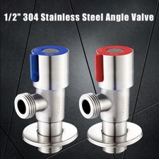 1/2" 304 Edelstahl Eckventil Dreiecksventil Küche Bad Toilette Absperrventil