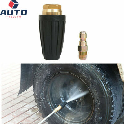 #ad 1 4quot; 2.5 4.0 GPM High Pressure Washer Rotating Turbo Nozzle Spray Tip 3600PSI $21.76