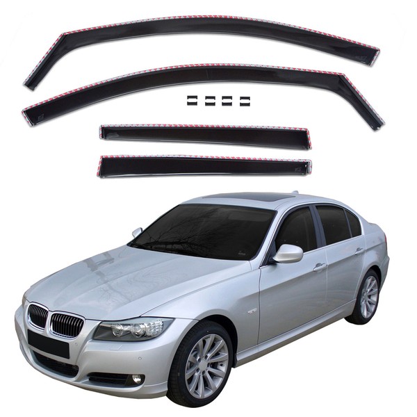Windabweiser Regenabweiser FüR BMW 3Er E90 2005-2013 4-Tlg GP-image