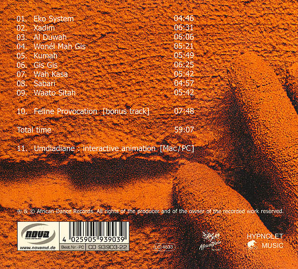 CD Reggae Hypnotix Kumah (Spirit Of The Word) CD, Album, Enh 2001