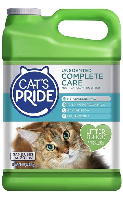 Cat's Pride Unscented Hypoallergenic Cat Litter (10lb Jug ...