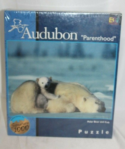 Audubon Polar Bear and Baby Cub NEW Puzzle Parenthood Series 1026 Pieces Nature - Afbeelding 1 van 12