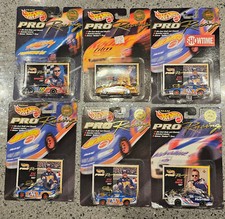 Lot of 6 1997 Hot Wheels NASCAR Mark Martin #6 Kyle petty ted musgrave sterling