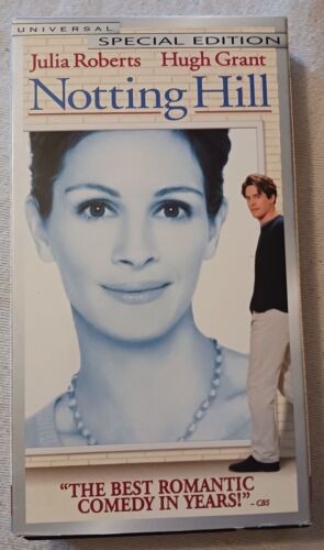 Notting Hill Special Edition VHS - Julia Roberts, Hugh Grant - TESTED