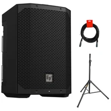 Electro-Voice EVERSE 8 Loudspeaker w/ Speaker Stand & XLR-XLR Cable