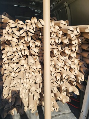 NOS Kraft Mailing Shipping Poster Tubes 2''x46'' Lot of 6
