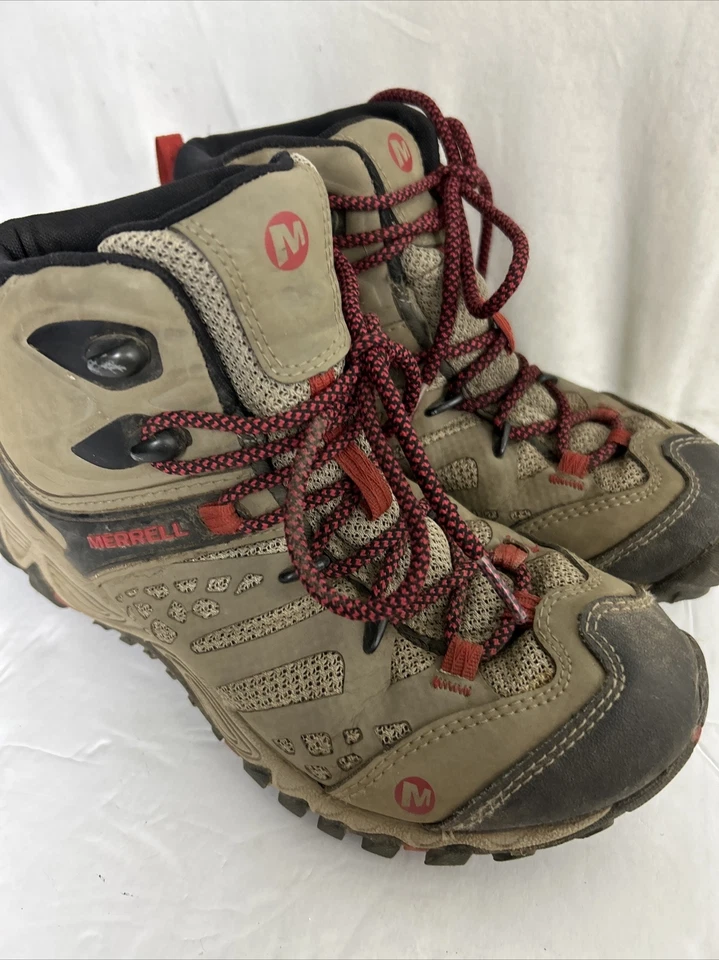 Туристические ботинки Merrell All Out Blaze Vent средние женские размер 7 коричневая кожа J32758 - Изображение 3 из 4