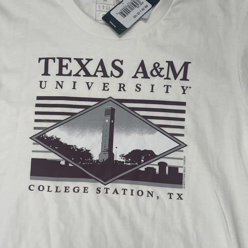 Texas A&M Aggies NCAA Adidas Women's "College Station" Grey T-Shirt Size M - Picture 2 of 7