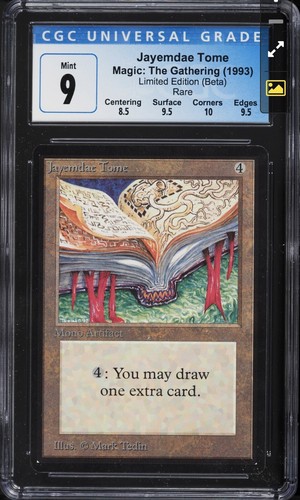 MTG Beta Jayemdae Tome CGC 9++ Magic the Gathering 1993 - Picture 1 of 2
