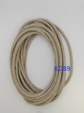 Corde d'horlogerie en chanvre pour poids de pendule - Long. 2 m - Tressée ø5mm