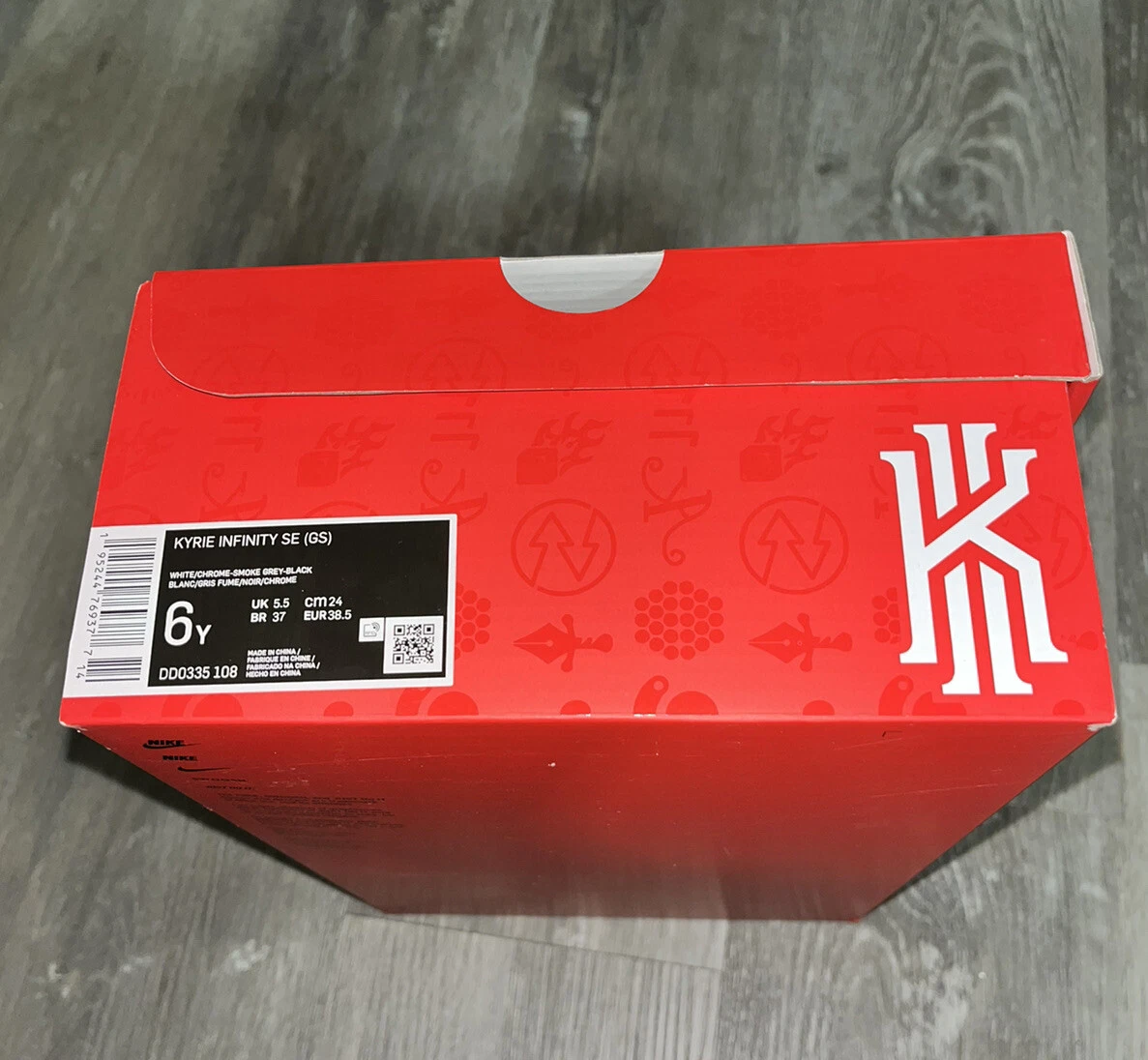 EMPTY Nike Box Size 5,6,7 Y Replacement Shoe Box FREE Shipping