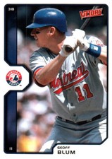 Geoff Blum 3B Expos Upper Deck Victory Baseball Card #358 2002
