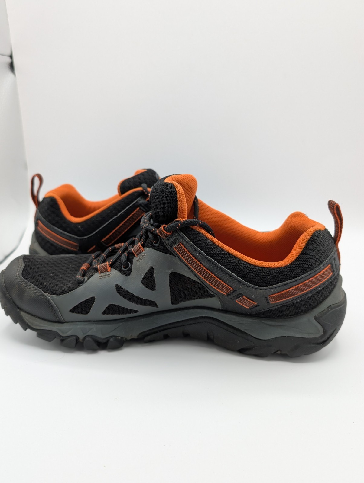 MERRELL Scarpa da trekking uomo bordo dritto nero arancione taglia 8 5