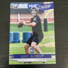 2019 Panini Prestige Rookie Trace McSorley RC Baltimore Ravens no. 272