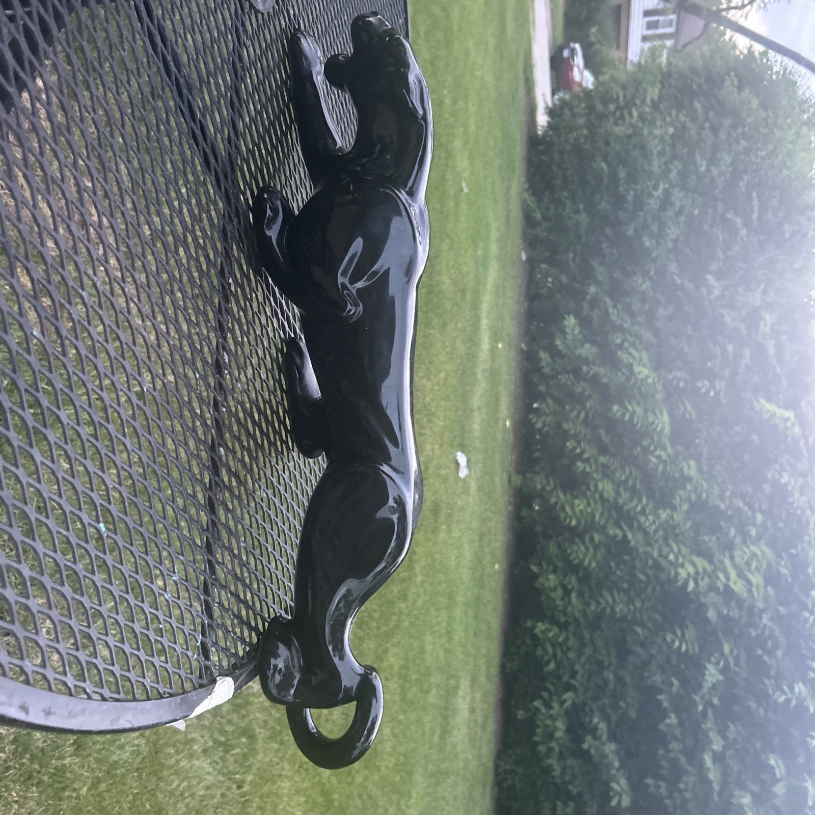 VINTAGE  EXTRA LARGE 24” MCM BLACK PANTHER  Great Condition