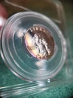1964 Proof Washington Quarter Silver 25C, with Beautiful Rainbow toning