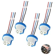 9007 9004 HB1 HB5 High Temperature Ceramic Headlight Harness by Mtuiewo, 4 PCS 