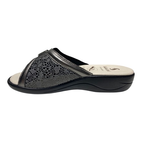 SCARPE CIABATTE SANDALI DONNA SANYCOM 8035 ECO PELLE GRIGIO ORIGINALE PE 2025 - Picture 3 of 6