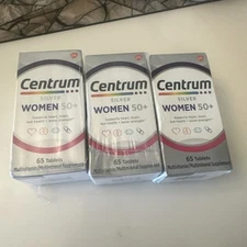 Centrum Silver Multivitamins /Women 50+ Multimineral Supplement 65 Ct- 3 Pk 5/26