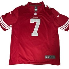 Nike Colin Kaepernick 7 San Francisco 49ers Red NFL Football Jersey Mens XL