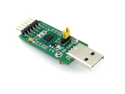 WaveShare CP2102 USB zu UART Adapter,USB Typ A Anschluss,12 Mbps 3,3V/5V Ausgang
