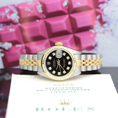 Rolex Lady Datejust Stahl / Gold Ref: 69173 mit Rolex Box & Papiere von 1994