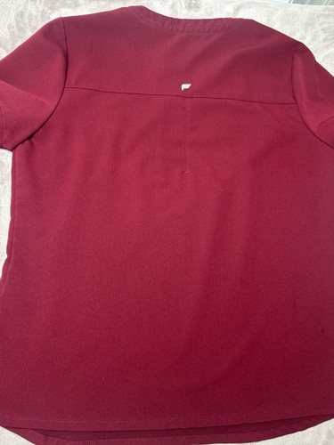 Fabletics - Women’s Scrub Set - Medium Scrub Top And Medium Bottoms Maroon - Picture 5 of 11